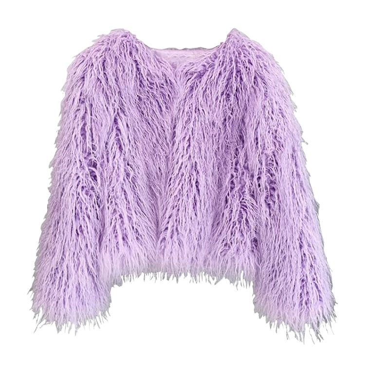 Shaggy Faux Fur Coat