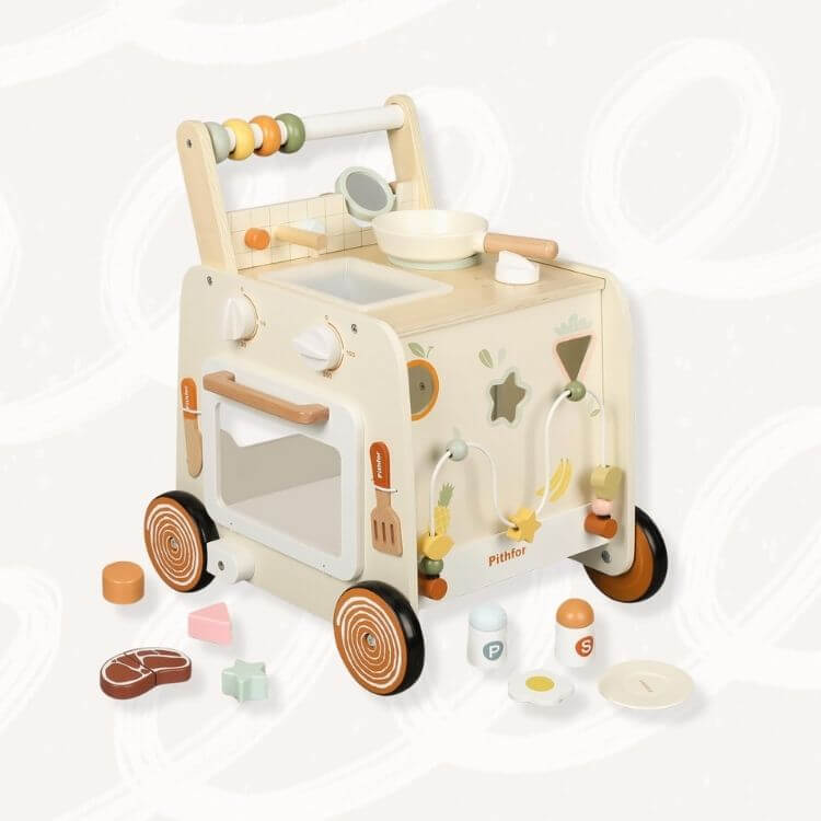 Montessori 3-in-1 Baby Push Walker