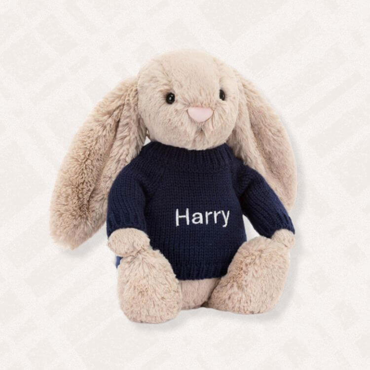 Personalized Bashful Bunny