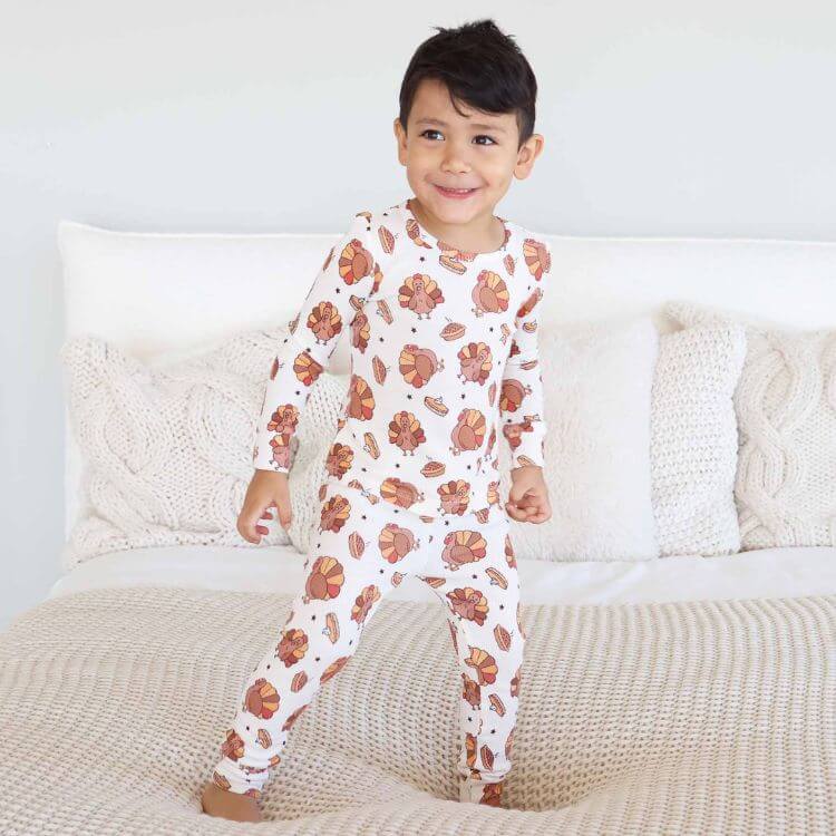 Turkey Treats Two Piece Pajama Set