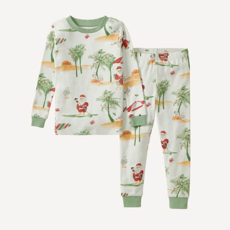 Surfin Santa Christmas Pajamas