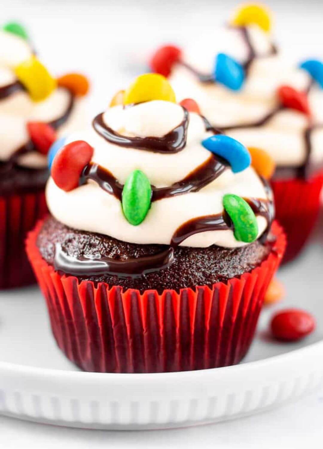 christmas lights cupcake christmas treats