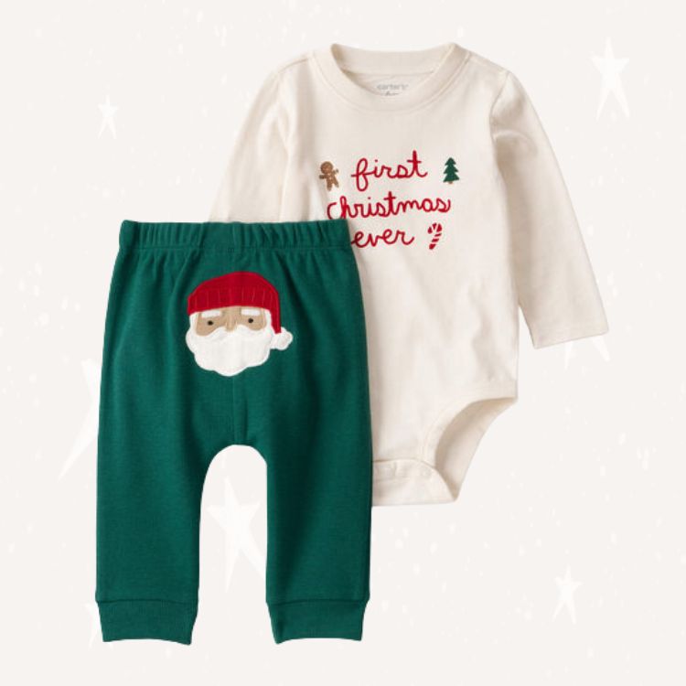My First Christmas Outfit Set