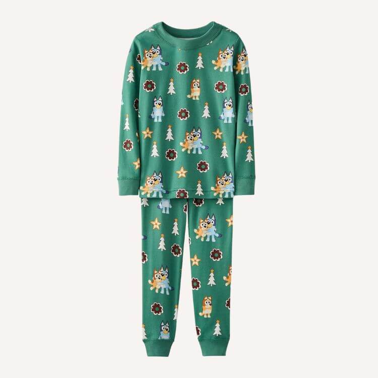 Bluey Holiday Pajama Set