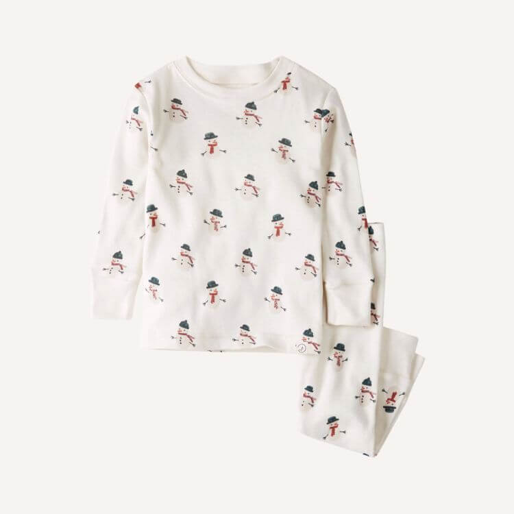 Snowman Print Pajamas