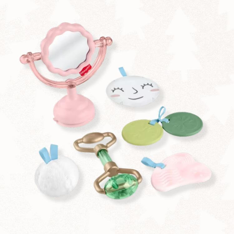 Self-Care Rattle & Teether Toys Set