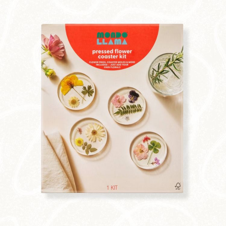 Pressed Flowers Resin Coaster DIY Kit