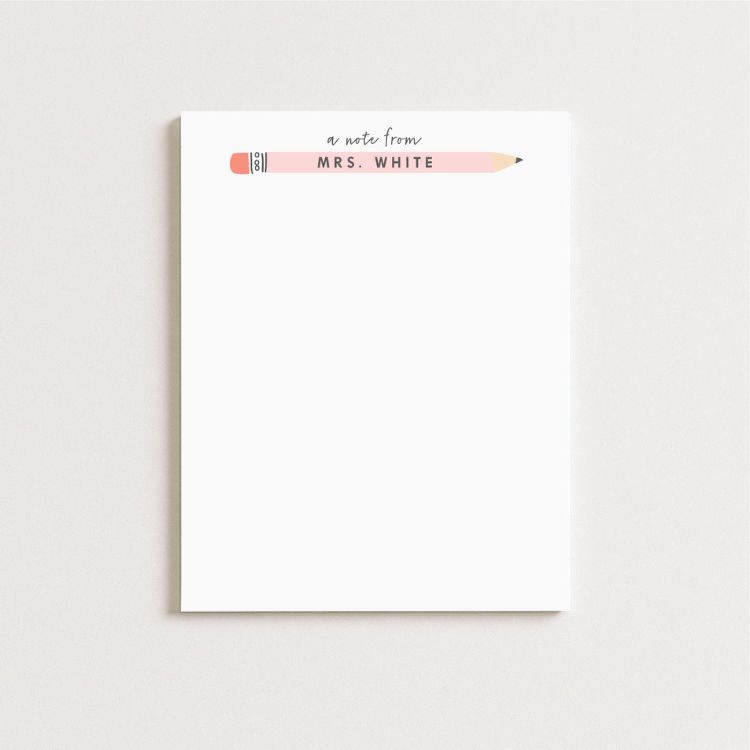Personalized Notepad 	