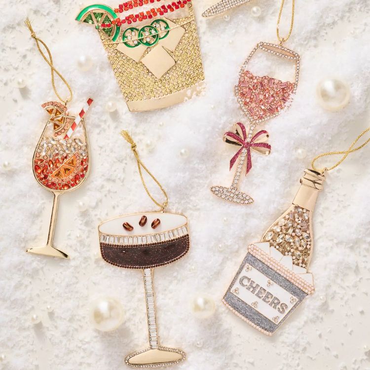 Jeweled Cocktail Ornament