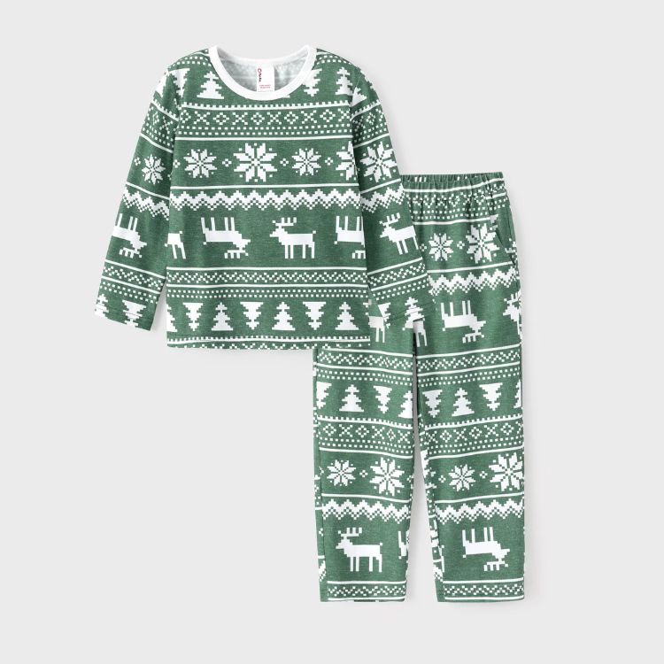 Sage Christmas Pajama Set