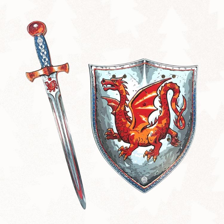 Knight Foam Sword and Shield Pretend Play Set