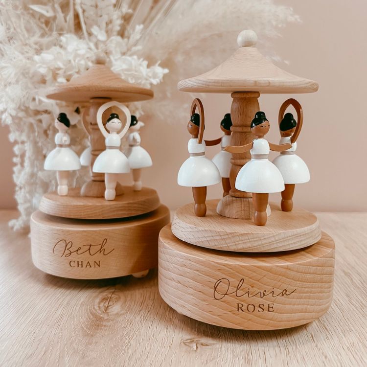 Personalized Ballerina Music Box	