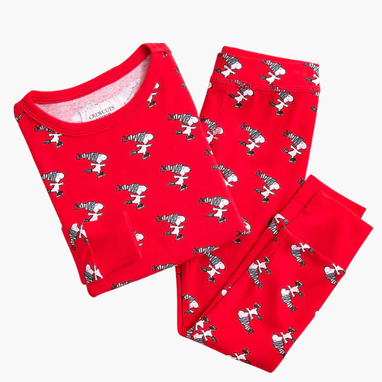 Kids' Peanuts® X Crewcuts Snoopy and Gang Pajama Set