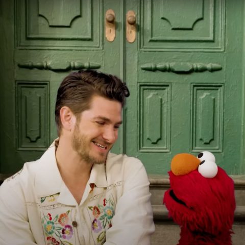 andrew garfield and elmo