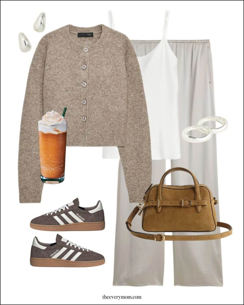 cozy chic relaxed thanksgiving outfit