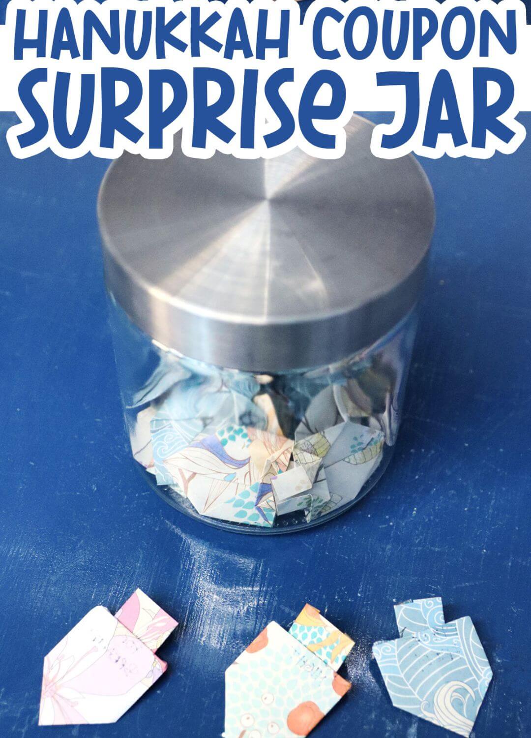 hanukkah coupon jar hanukkah crafts