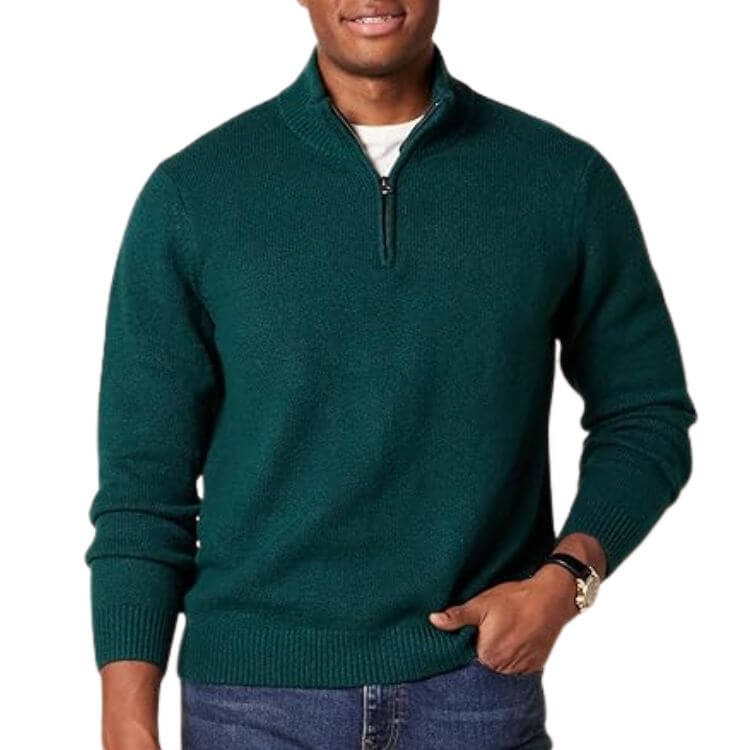 Men's Quarter-Zip Sweater