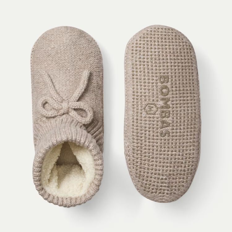 Women's Gripper Slipper Bootie - Sherpa-Lined