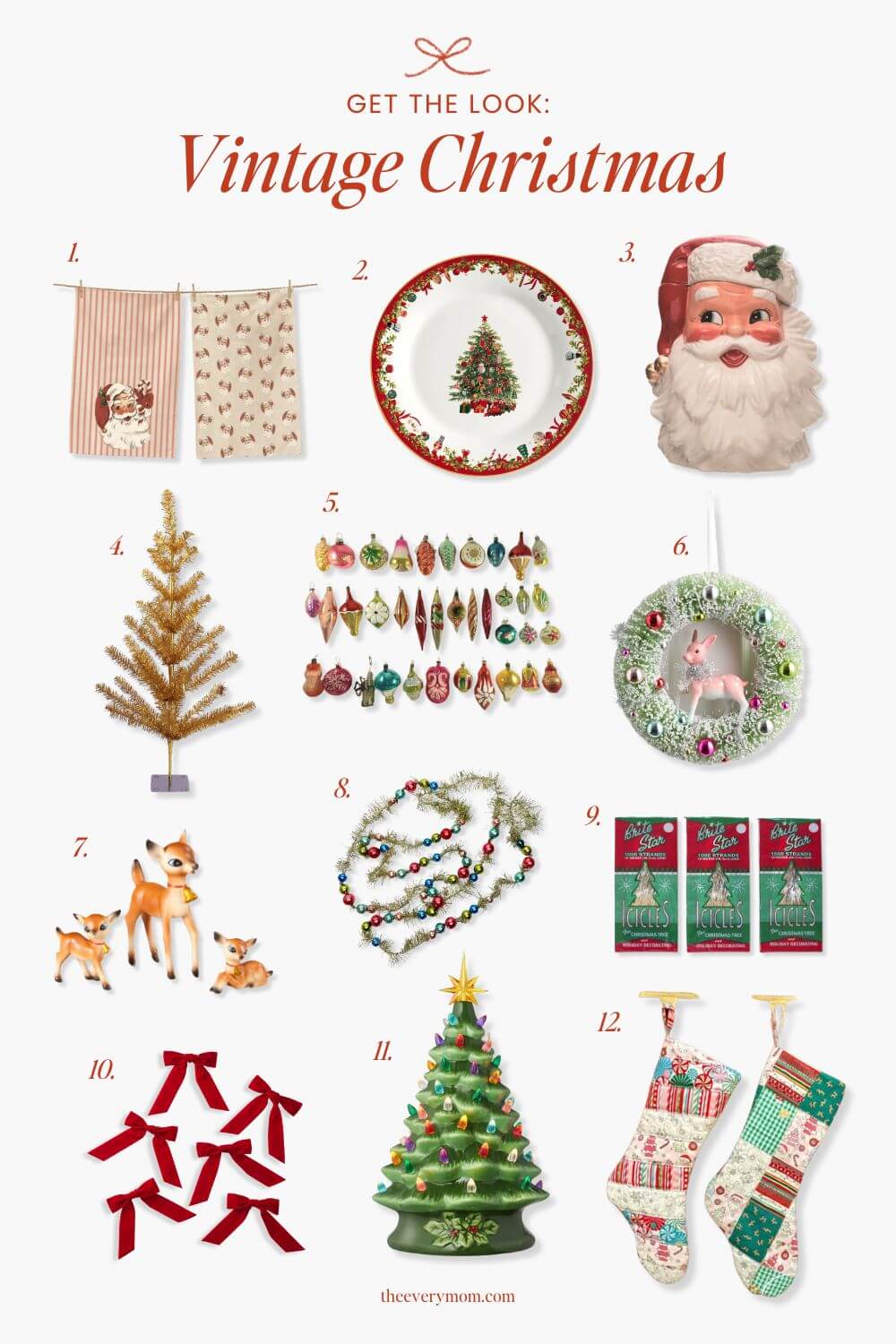 vintage Christmas decorating ideas