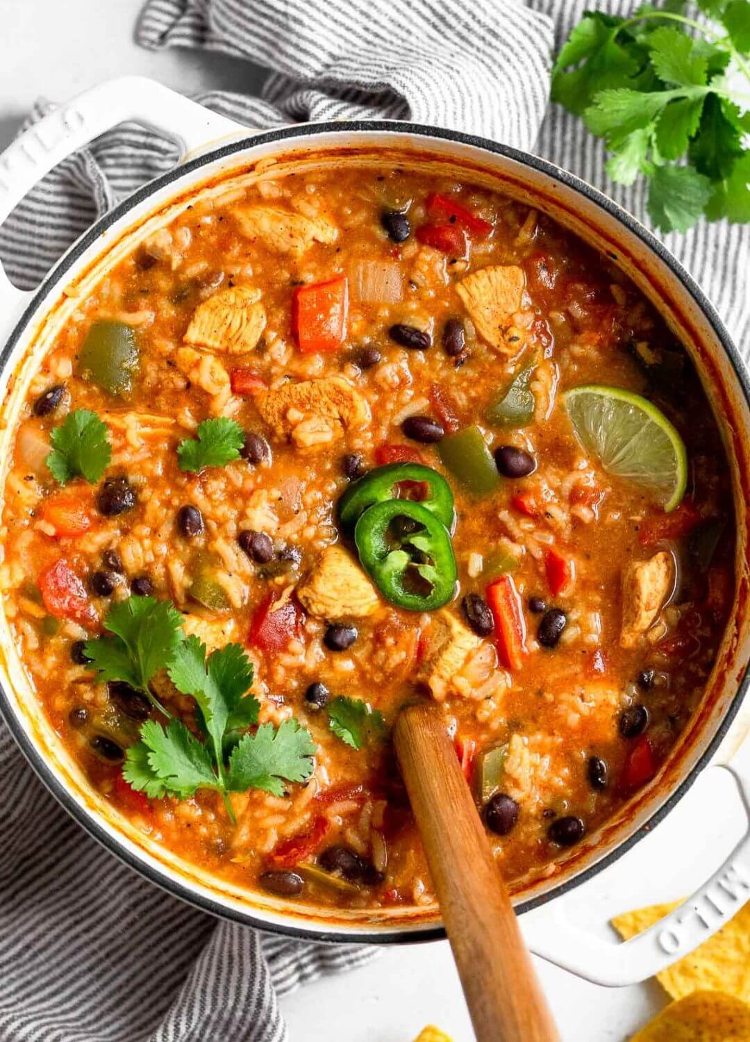 chicken fajita soup