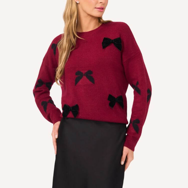 Bow Crewneck Sweater