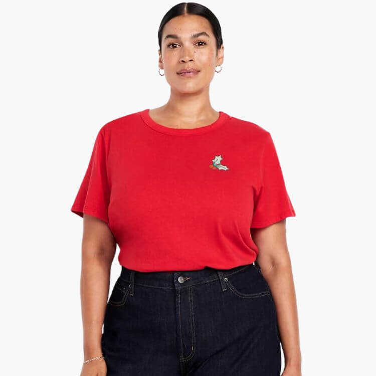 EveryWear Crew-Neck Graphic T-Shirt