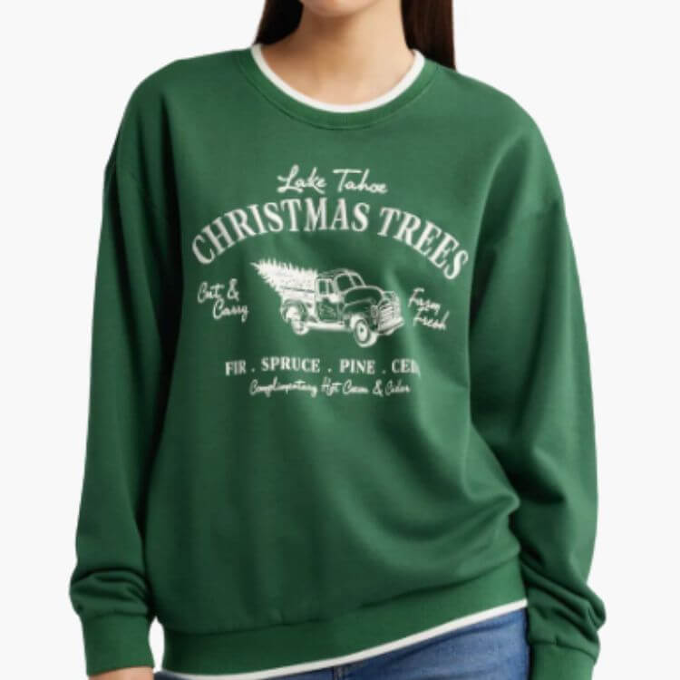 Holiday Tree Farm Graphic Sweatshirt