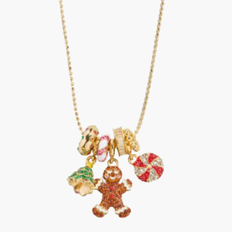 Holly Jolly Christmas Charm Necklace
