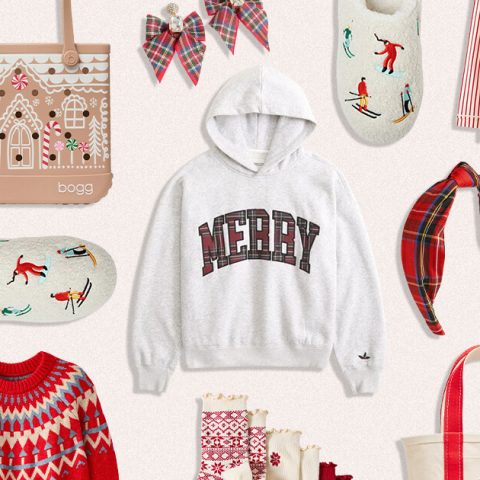 Festive holiday style for mom
