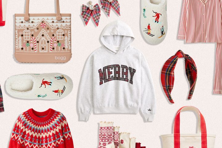 Festive holiday style for mom