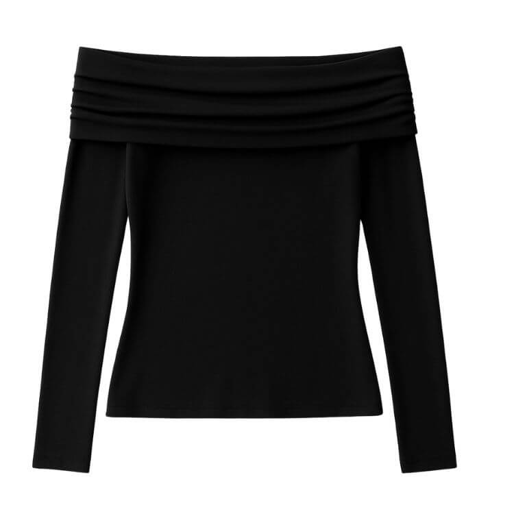 off the shoulder top for holiday outfits