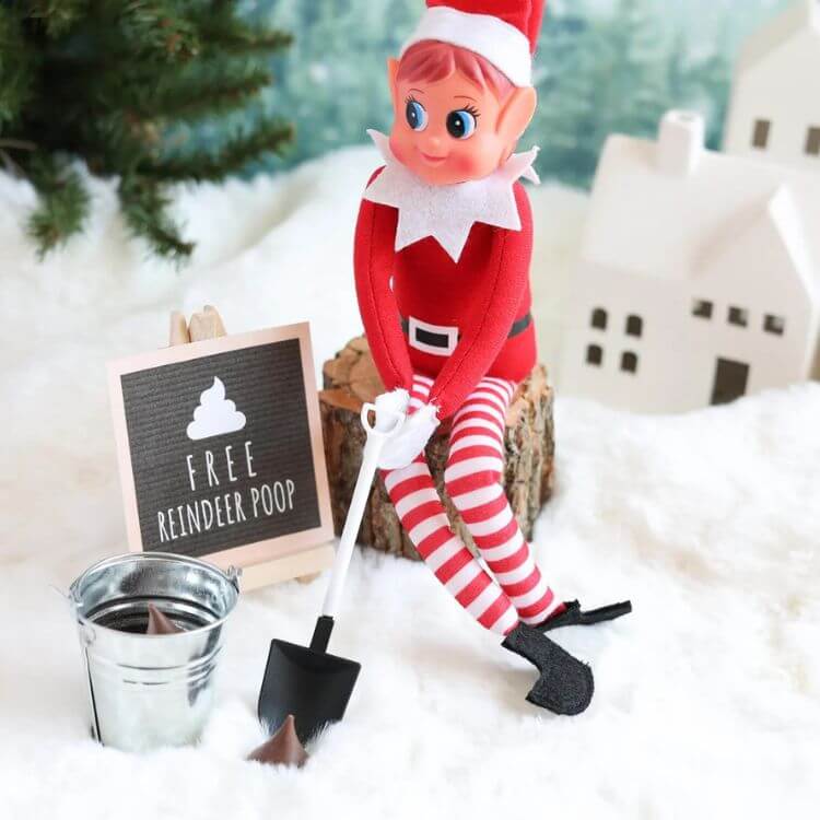 Elf Reindeer Poop Props