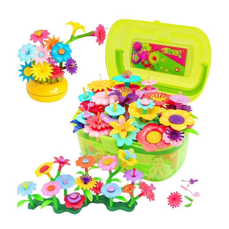 Flower Garden Building Toy Set