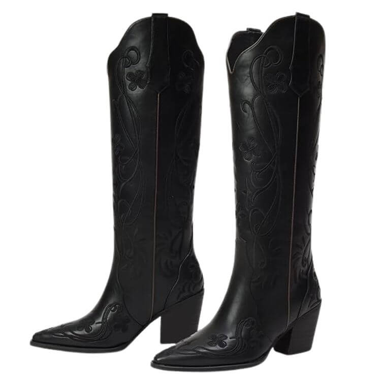 Knee High Vintage Cowboy Boots