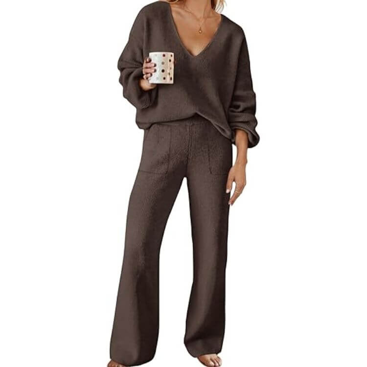 Knit Two Piece Lounge Set