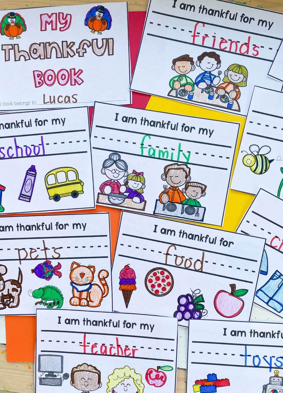 thanksgiving thankful book