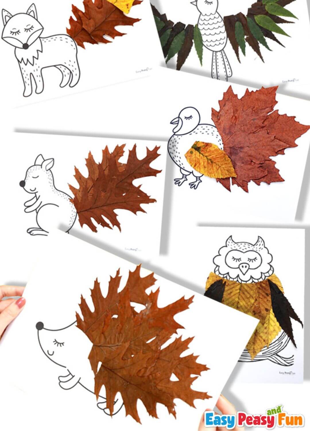 thanksgiving craft leaf art