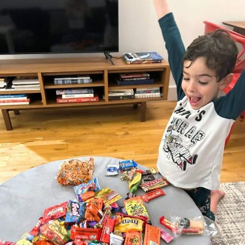 switch witch leftover Halloween candy