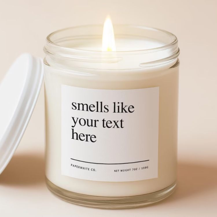 "Smells Like" Custom Candle