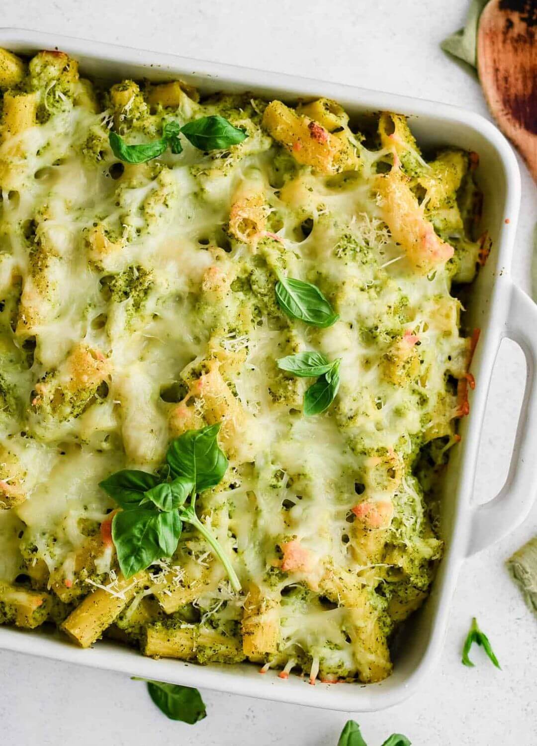 basked pesto pasta christmas eve recipes