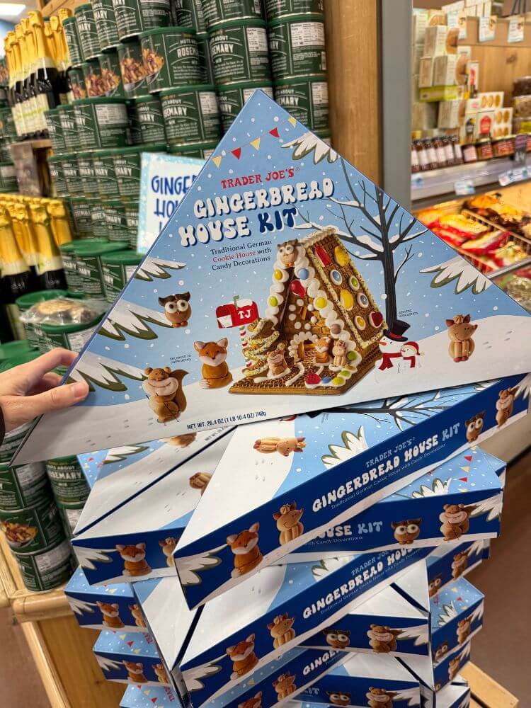 Trade Joe's gingerbread house 2025
