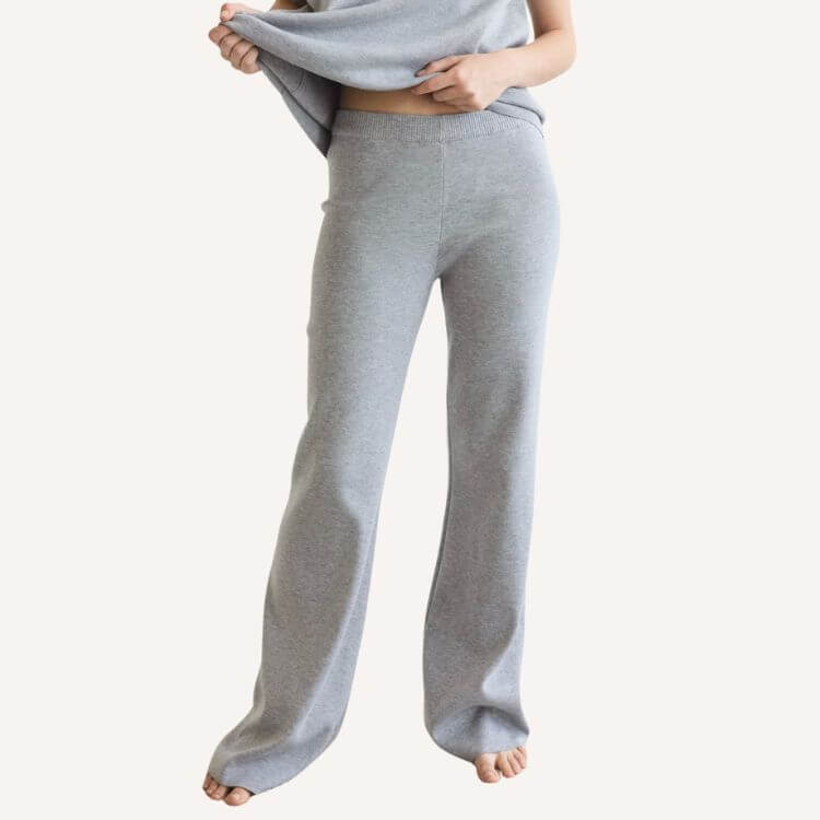 Fine-Knit Pants