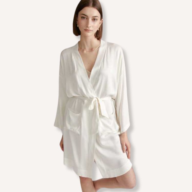 Washable Silk Robe