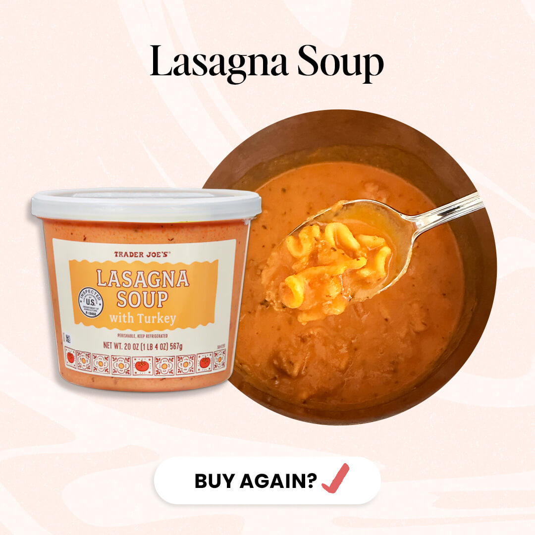 Trader Joe's Lasagna Soup with Turkey review