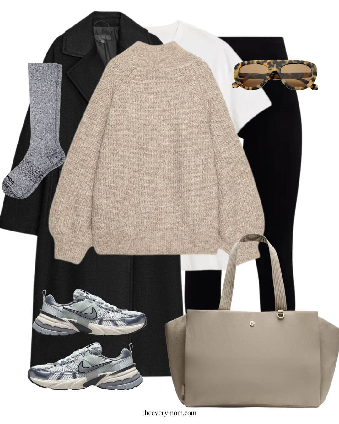 comfortable leggings outfit for the airport