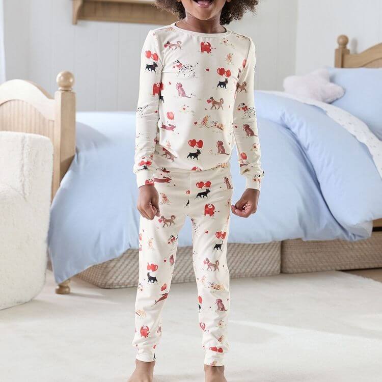 Puppy Love Kid Tight Fit Pajama