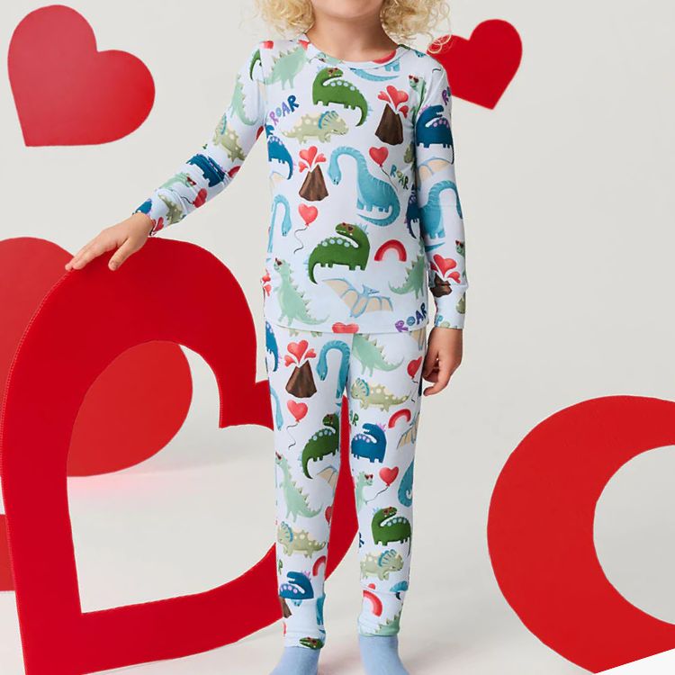 Valentinosaurs Pajama Set