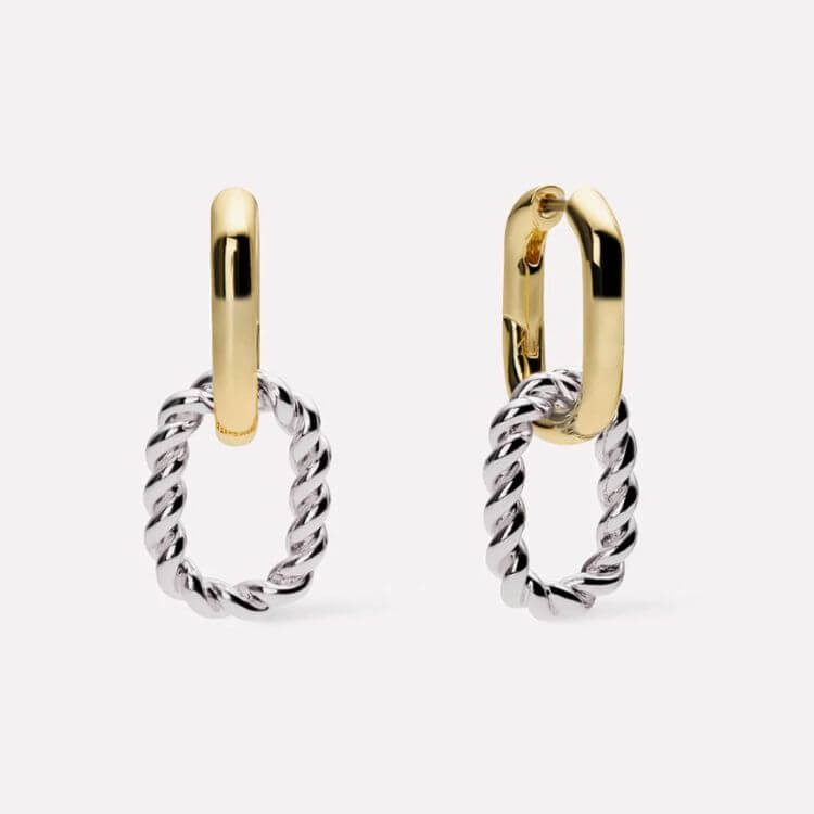 Ash Double Earrings