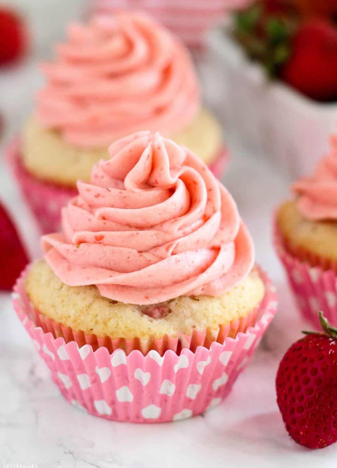 strawberry cupcakes