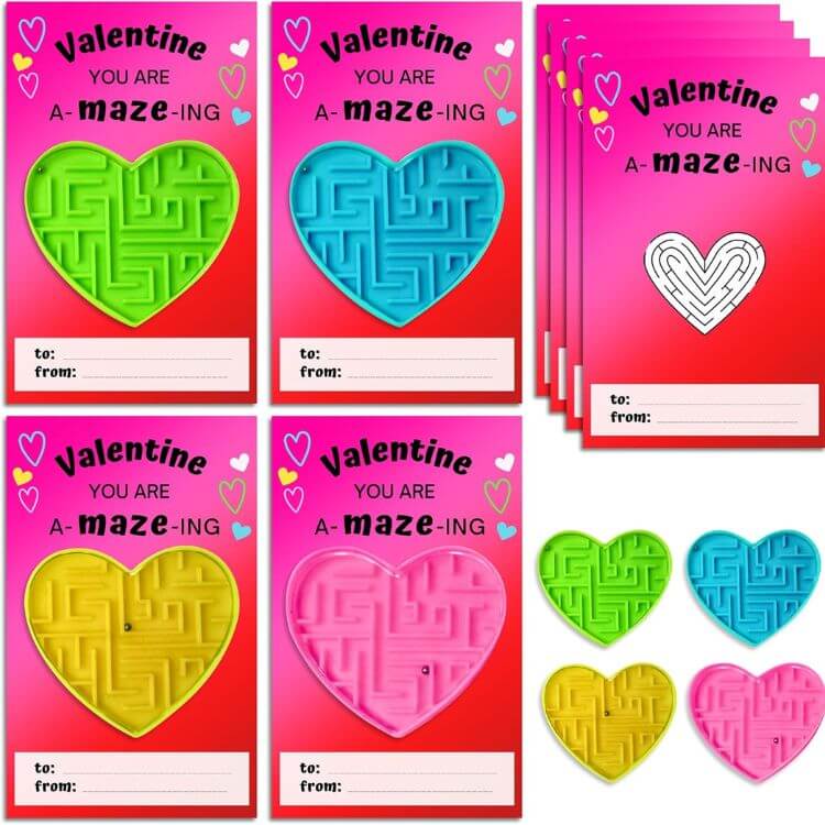 'You're A-Maze-Ing' Valentines